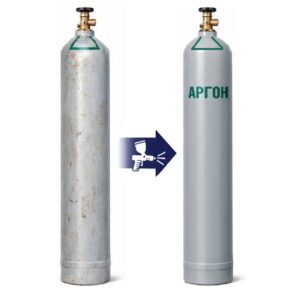 Окраска газовых баллонов