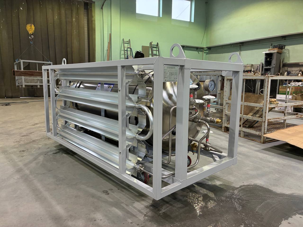 Газификатор ГХК-0.5/1.59-30-4 перед отгрузкой