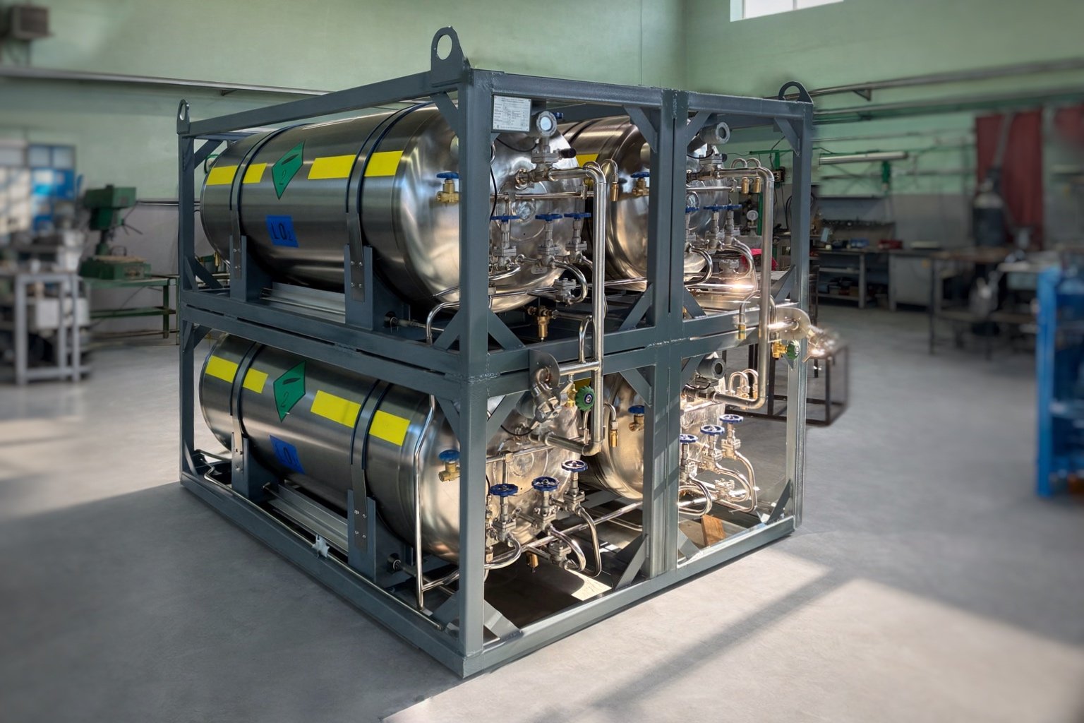 Газификатор ГХК-2.0 в сборе на раме