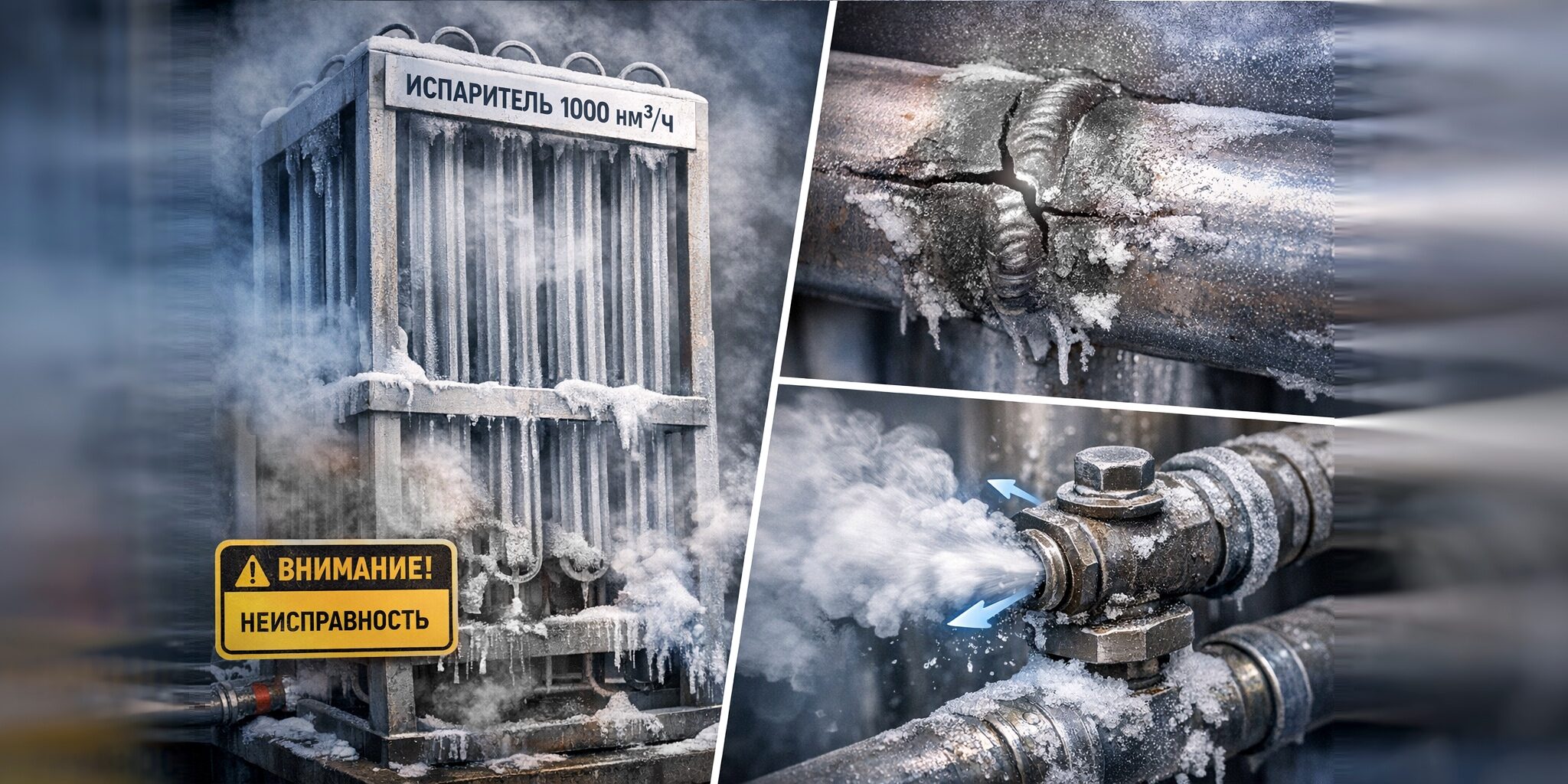 Кейс: почему испаритель на 1000 нм³/ч выходил из строя и как ошибка в расчетах приводит к постоянным ремонтам