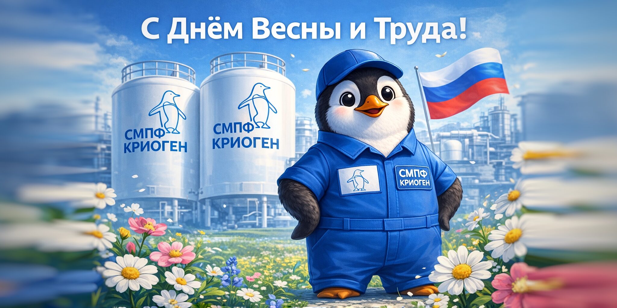 С Днём Весны и Труда — 1 Мая!